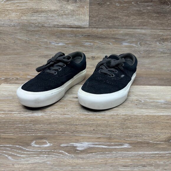 Vans Era Platform Black Snake Embossed Suede Sneaker Women's Size 7.5 - Picture 1 of 7